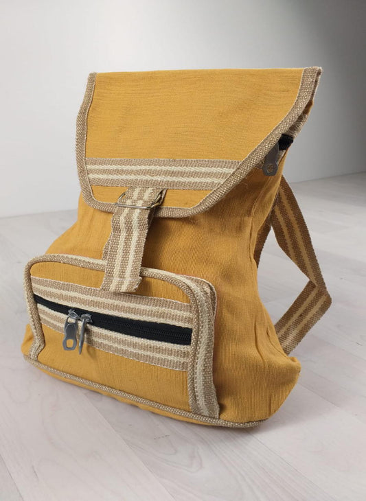 Handmade Eco - Friendly Jute Backpack - BookBuch