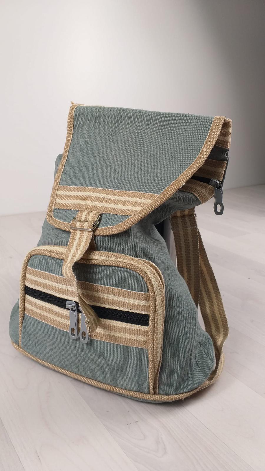 Handmade Eco - Friendly Jute Backpack - BookBuch