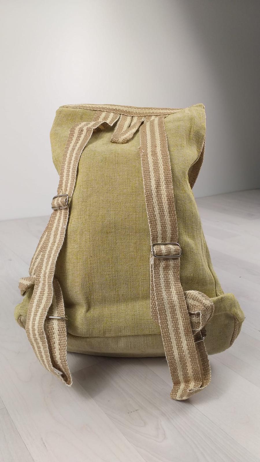 Handmade Eco - Friendly Jute Backpack - BookBuch