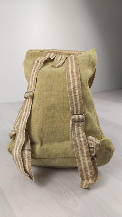 Handmade Eco - Friendly Jute Backpack - BookBuch