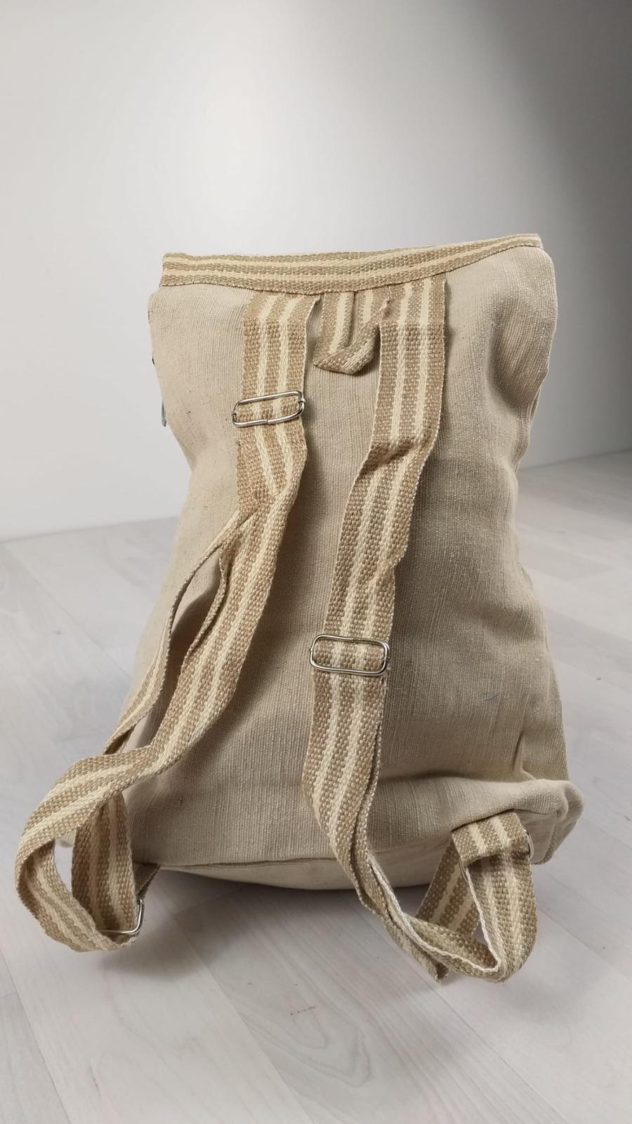 Handmade Eco - Friendly Jute Backpack - BookBuch