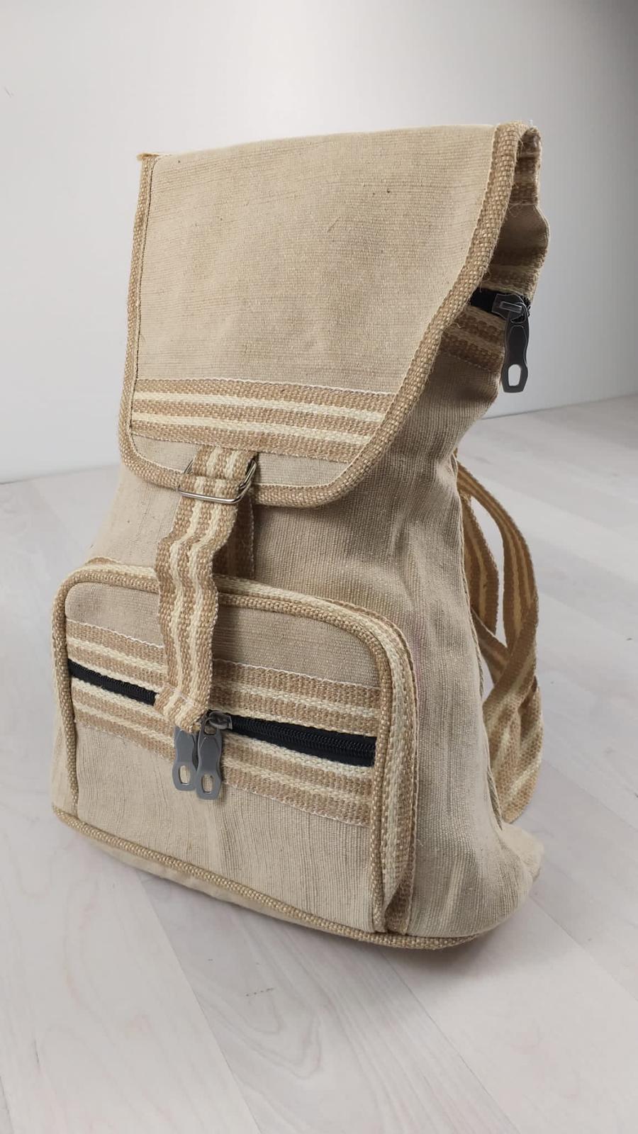 Handmade Eco - Friendly Jute Backpack - BookBuch