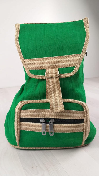 Handmade Eco - Friendly Jute Backpack - BookBuch