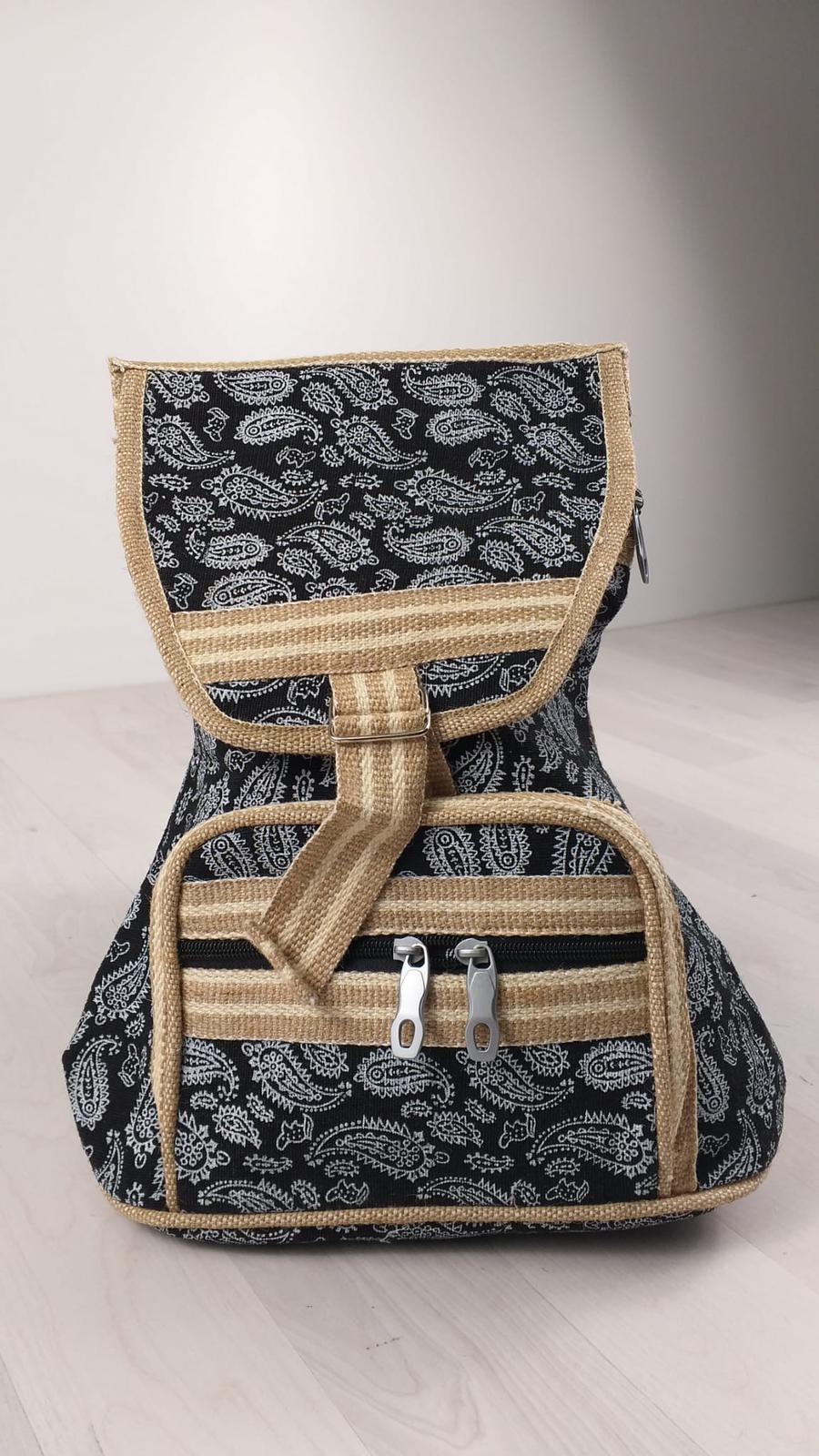 Handmade Eco - Friendly Jute Backpack - BookBuch