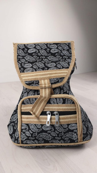 Handmade Eco - Friendly Jute Backpack - BookBuch