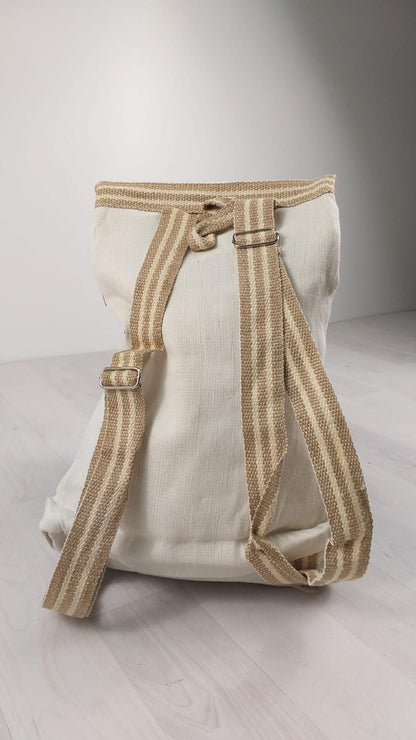 Handmade Eco - Friendly Jute Backpack - BookBuch