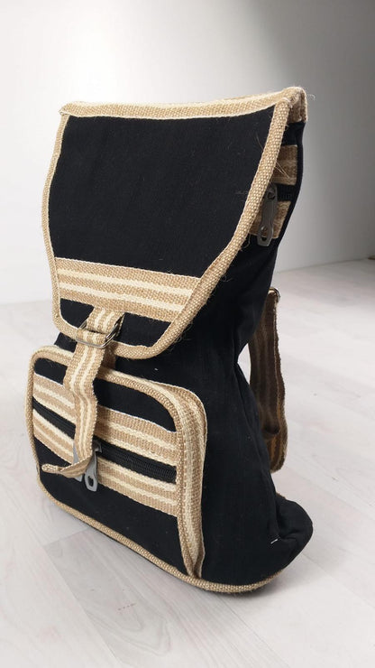 Handmade Eco - Friendly Jute Backpack - BookBuch