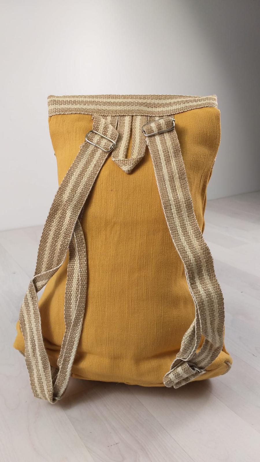 Handmade Eco - Friendly Jute Backpack - BookBuch