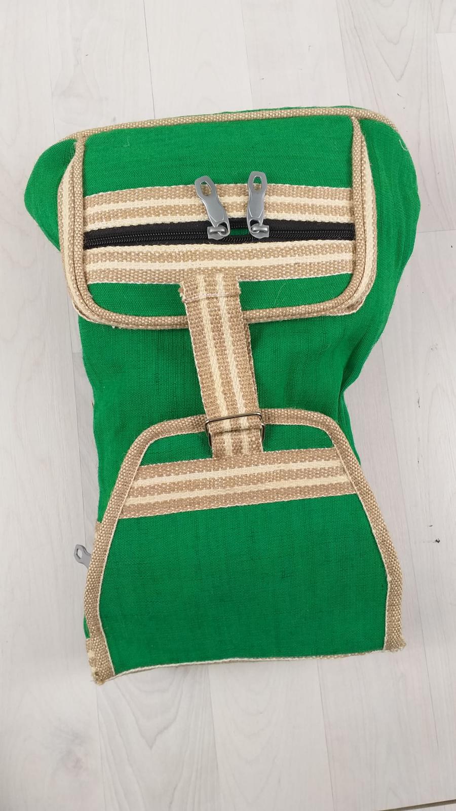 Handmade Eco - Friendly Jute Backpack - BookBuch
