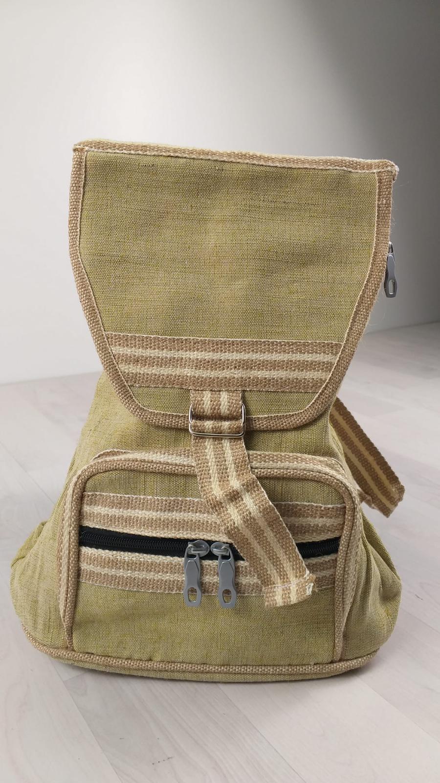Handmade Eco - Friendly Jute Backpack - BookBuch