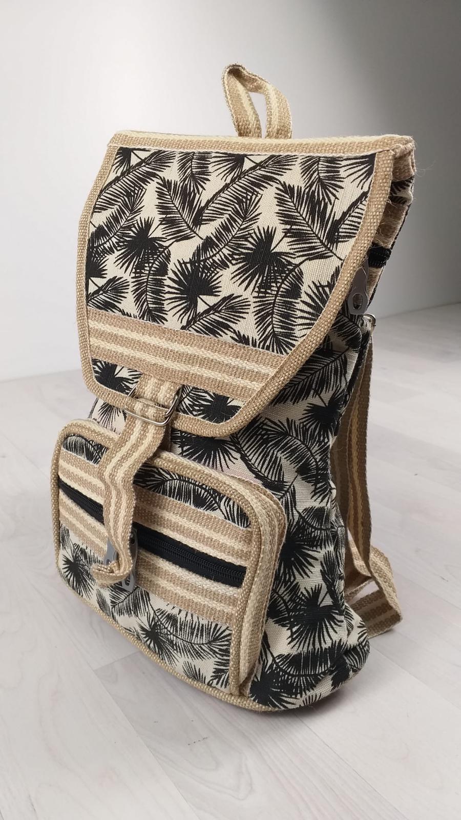 Handmade Eco - Friendly Jute Backpack - BookBuch