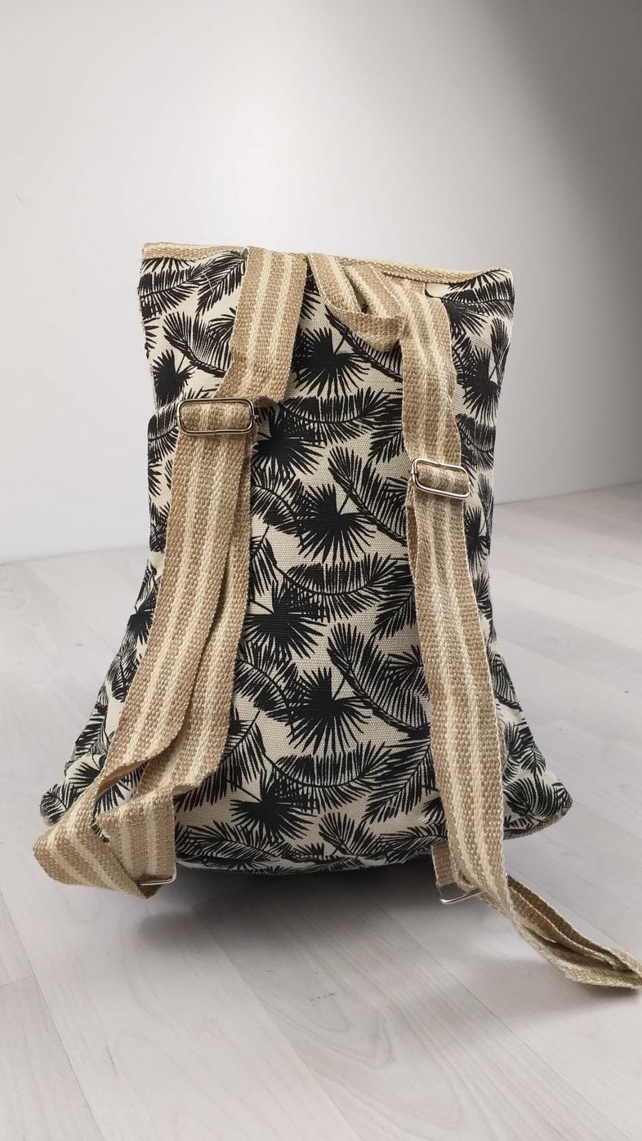 Handmade Eco - Friendly Jute Backpack - BookBuch