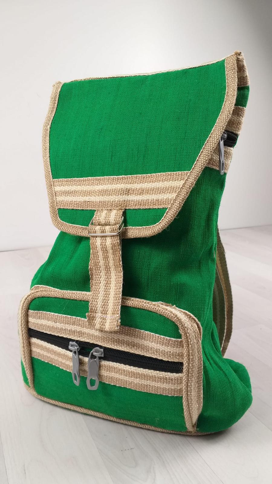 Handmade Eco - Friendly Jute Backpack - BookBuch