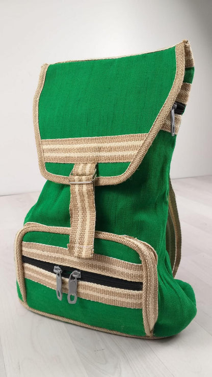 Handmade Eco - Friendly Jute Backpack - BookBuch
