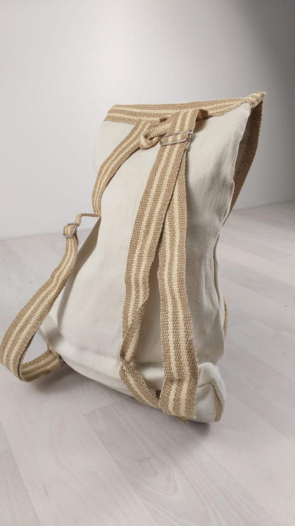 Handmade Eco - Friendly Jute Backpack - BookBuch