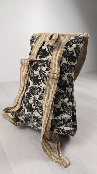 Handmade Eco - Friendly Jute Backpack - BookBuch