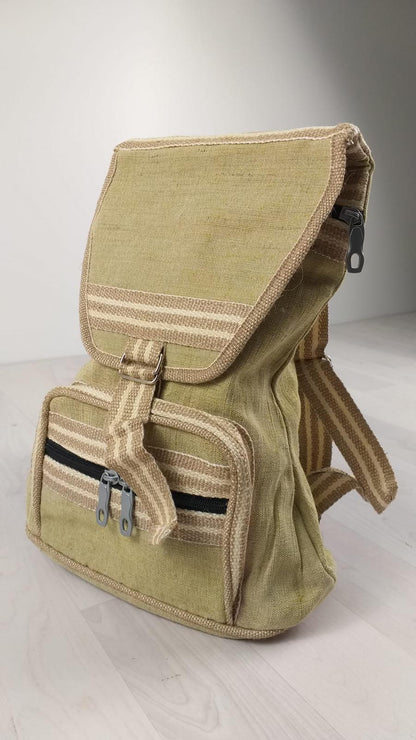 Handmade Eco - Friendly Jute Backpack - BookBuch