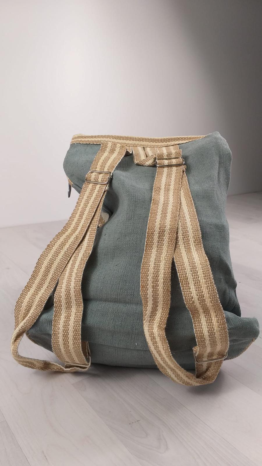 Handmade Eco - Friendly Jute Backpack - BookBuch
