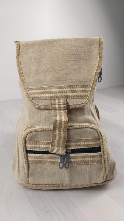 Handmade Eco - Friendly Jute Backpack - BookBuch
