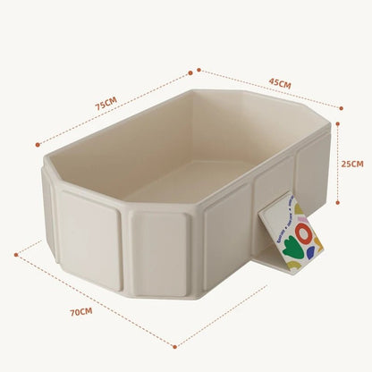 Large Baby Bathtub 0 - 5 Year Old Children Foldable Tub Babies Sit Lie Down All - in - One Newborn Bathing Basin Keep Warm Baby Tubs - BookBuch